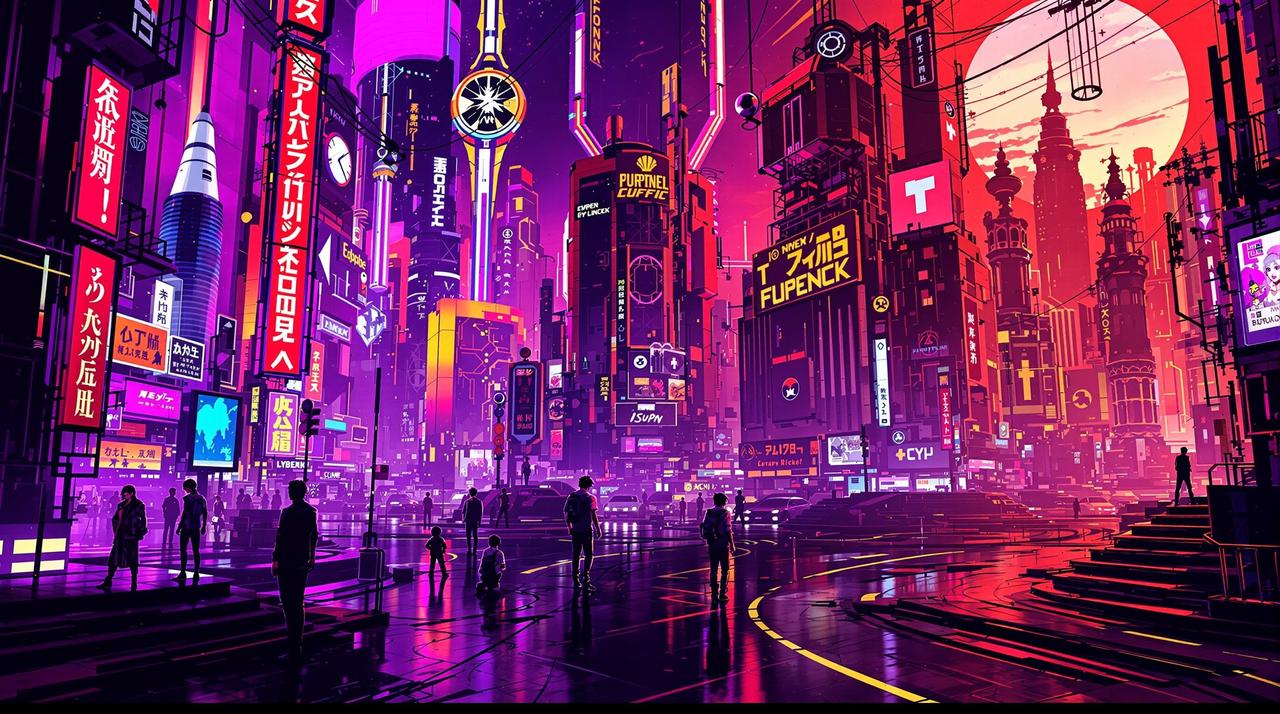 同人创作分享:暗夜行者赛博朋克风格插画合集 同人创作分享:暗夜行者赛博朋克风格插画合集 - 下拉式漫画热议话题